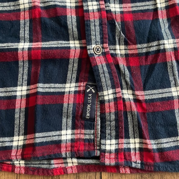 Plaid On The Road Men’s button down casual cotton work Shirt Slim fit Size XL 44 - Picture 2 of 10